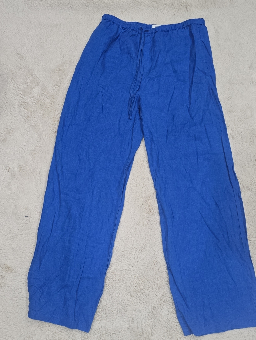 Maeve Cobalt Blue Drawstring Jogger Pants